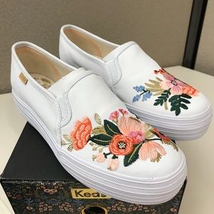 Keds x Rifle Paper Co. Triple Decker Lively Embro